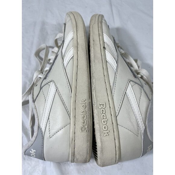 reebok npc low top leather sneaker in chalk size 8 womens - Picture 7 of 16